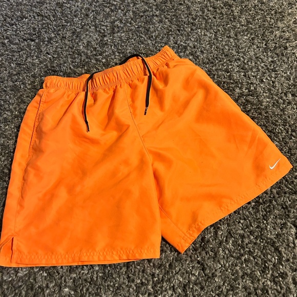 Nike Men's Orange Atheltic Shorts - Picture 1 of 3